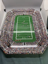 Football Platter Tray Ullman Company Vintage NFL Party Tray Vintage Made In Usa