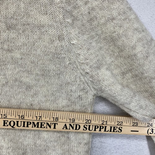 Vintage Sears Rehbock Pullover Herren Medium Beige Wollmischung Natur Neutral Dünn - Bild 13 von 15