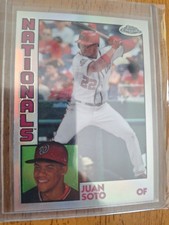 2019 Topps Chrome Juan Soto 1984 Topps Insert 84TC-2 Washington Nationals