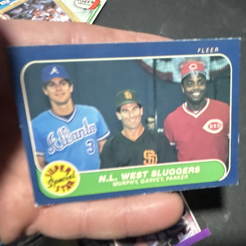 1986 N. L. West Sluggers [Murphy, Garvey, Parker] #640