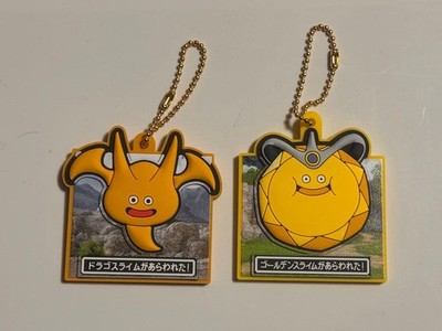 Dragon Quest VII Rubber Masc ART Gumi 2Pc Set: Gold Slime & Dragon Slime