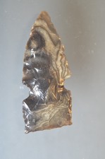 Authentic Modern Reproduction of Pre 1600 Colorado Flint Arrowhead Made in USA