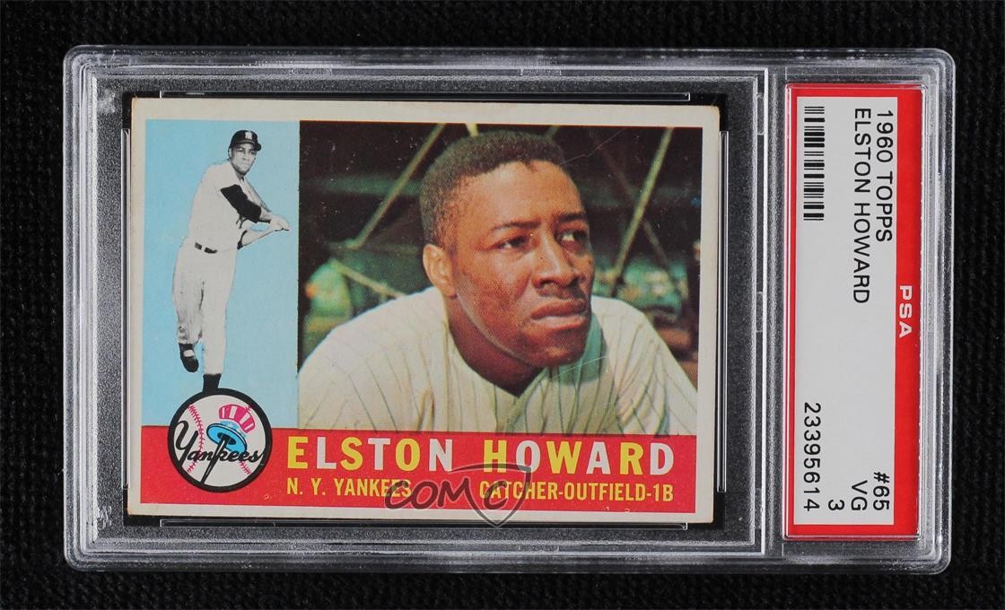 1960 Topps Elston Howard #65 PSA 3 07vd