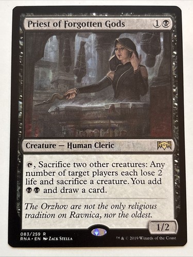 MTG Ravnica Allegiance Priest of Forgotten Gods 083/259 NM Rare