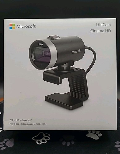 Microsoft LifeCam Cinema 720p HD Weitwinkelkamera Webcam Model 1393 Windows 10
