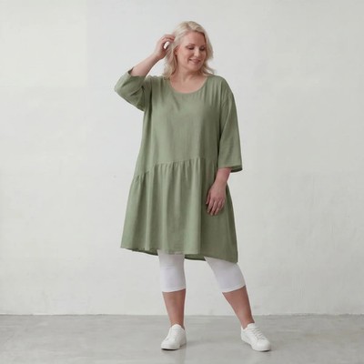 AKH A-Form-Kleid  EG 44,46,48,50,52,54  Farbe:7256 grün
