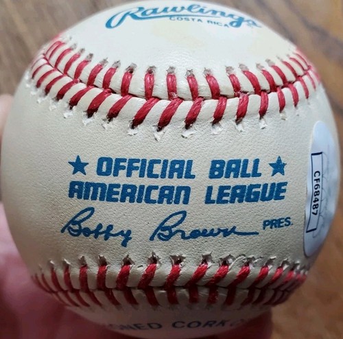 NICE Autographed Boston Red Sox Carl Yastrzemski Official Baseball JSA COA HOF - Picture 3 of 6