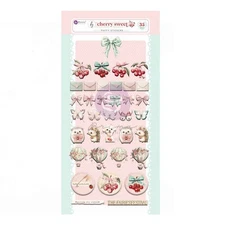 Prima Marketing Puffy Stickers 33/Pkg-Cherry Sweet By Frank Garcia