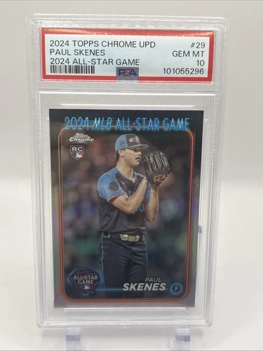 2024 Topps Chrome Update Paul Skenes #29 2024 All-Star Game RC PSA 10 ROY
