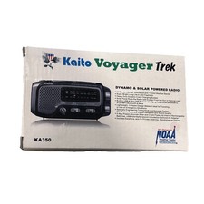 Kaito KA350 Voyager Trek Solar Crank Radio Emergency Weather NOAA Shortwave