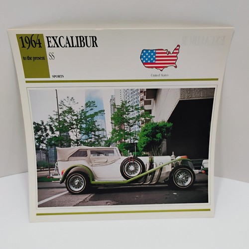 Excalibur SS 1964-Present Sports United States Atlas Info Card - Picture 1 of 2