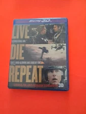 NEW - Live Die Repeat: Edge of Tomorrow (Blu-ray 3D + Blu-ray) Free ShipN!