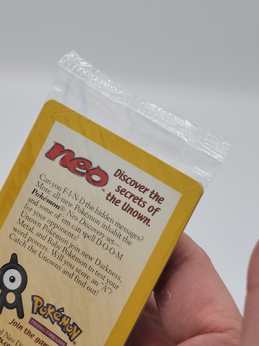 Entai 34 PROMO SEALED BLACK STAR HOLO WOTC POKEMON Neo Discovery *CCGHouse* - Picture 8 of 13