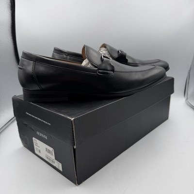 Alfani Otis Men s Black Leather Bit Loafers Dress Shoes Size 11 M Worn Once EUC!