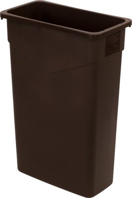 34202369 TrimLine Polyethylene Waste Container, 23 Gallon Capacity, 20'' Lengt...