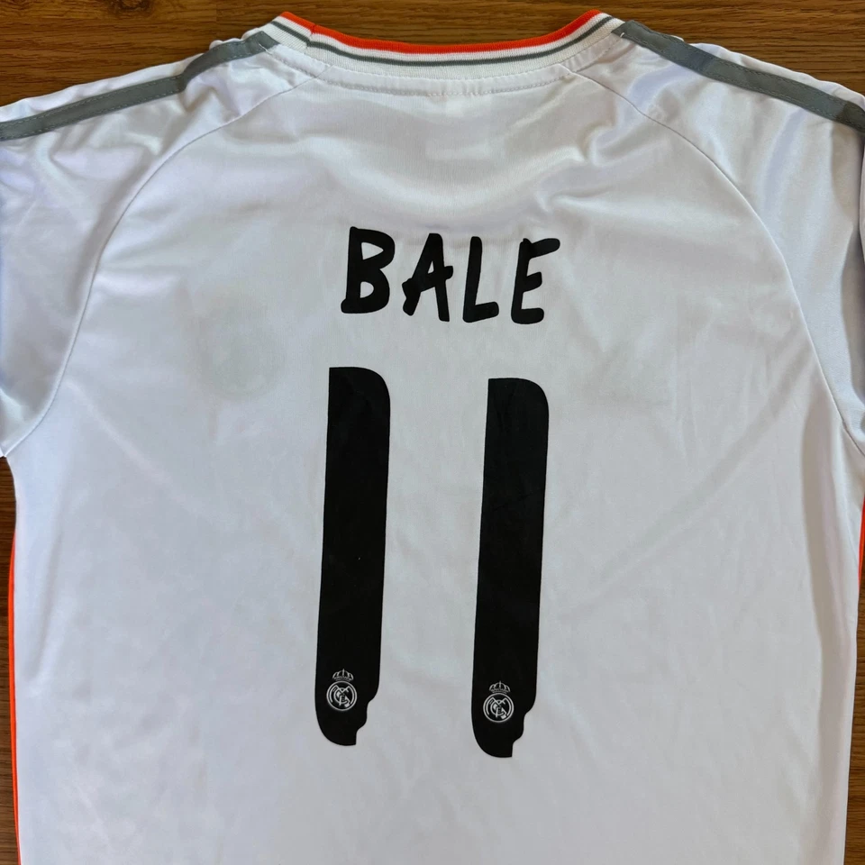 Футболка Adidas Гарет Бэйл No11 Real Madrid белая размер XL - Изображение 3 из 4