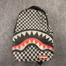 Sprayground Limited Edition Checkered Shark Mouth Backpack