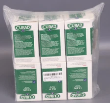 Medline Curad Food Service Adhesive Bandages 1 x 3 Blue 100 Ct Pack of 6