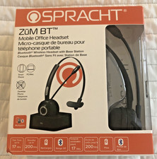 NEW Spracht Zum BT Mobile Office Bluetooth Wireless Headset  Base