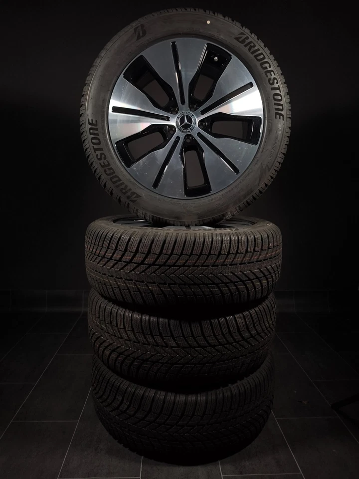 4 Winterräder 235/55R19 Mercedes EQC Klasse W293 19" Alufelgen NEUWERTIG - Bild 2 von 3