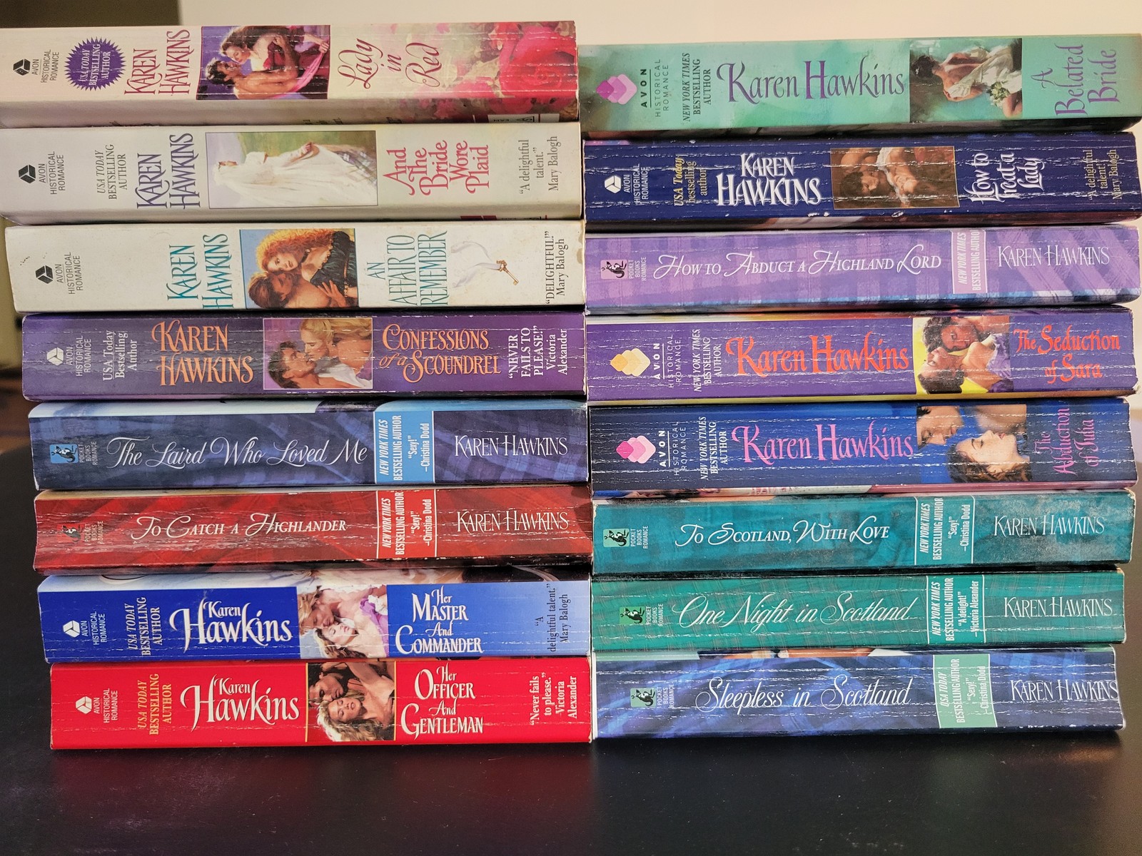 Karen Hawkins 16-Book Lot Historical Romance Mass Market Paperback Collection