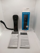 Nintendo Wii Remote Plus nero originale con scatola Wii U