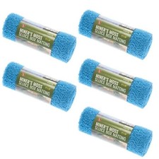 5 Blue Miner's Moss 12X36x10mm Sluice Box Matting, Gold Panning