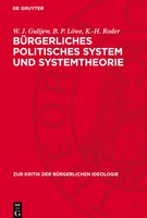 W. J. Gulijew (U. A.) | BüRgerliches Politisches System Und Systemtheorie | Buch