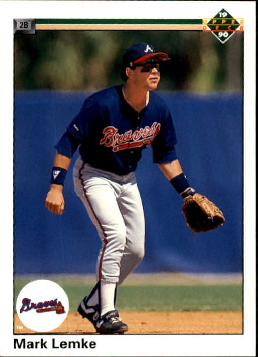 1990 Upper Deck #665 Mark Lemke UER/Richmond misspelled/as Richomond - BB