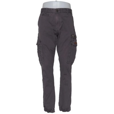 Henleys, Cargohose, Größe: 34, Grau, Baumwolle/Elasthan, Einfarbig, Herren #7Ez