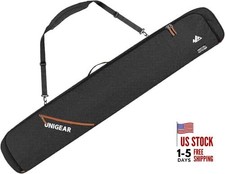 Snowboard Ski Bag for Air Travel, Reinforced Double Padded 175CM Black