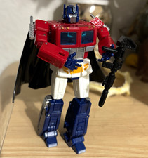 Transformers Optimus Prime Autobot Action Figure W Gun Stand Cape Hands Decals
