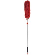 OXO Good Grips Microfibre Duster Extendable to 137cm Rotatable Pivoting Locking