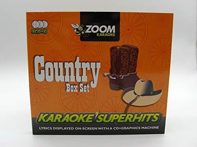 ZOOM KARAOKE - Karaoke Superhits  Country Box Set CDG - CD - G1398z