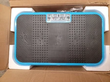 Powerfit Elite Deluxe Vibration Plate Exercise Machine w/ Loop Resistance Bands