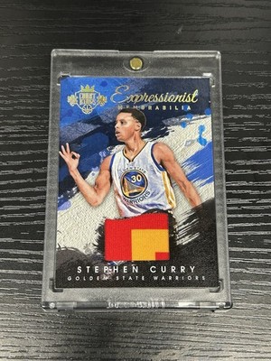 2015-16 COURT KINGS STEPHEN CURRY /25 GAME-USED EXPRESSIONIST MEMORABILIA
