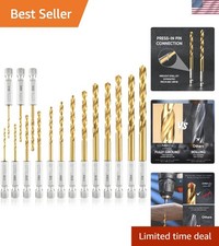 Professional 16-Pc HSS Titanium Drill Bit Set with Integrated Hex Shank Design