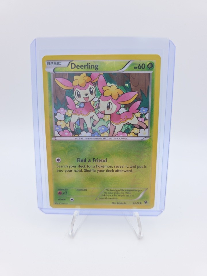 Deerling 8/124 Rev Reverse Holo Pokemon XY Fates Collide NM