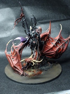 Prince Vhordrai, Lord of the Crimson Keep bemalt AoS Soulblight Gravelords