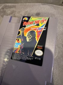 Friday The 13Th Nintendo Nes Game Cartridge And Manual Tested 🔥🔥🔥