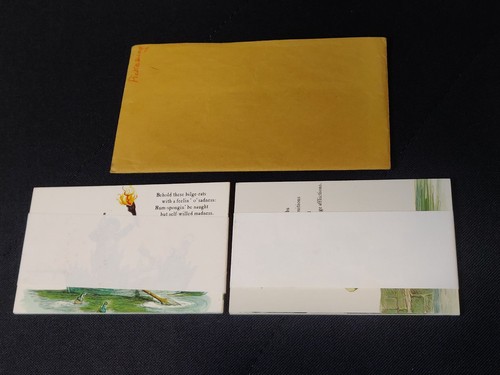 Vintage 1966 Disneyland Pirates of the Caribbean Complete 12 Postcard Set Disney - Picture 3 of 5