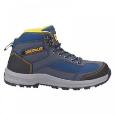 Image of CAT Elmore Mid Safety Hiker | Navy | Lace-up Safety Boots