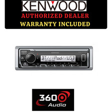 Kenwood KMR-M332BT Marine Media Receiver Bluetooth USB  AUX SiriusXM Ready