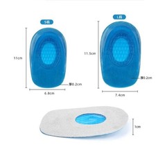 Silicone Heel Support Shoe Pads Gel Orthotic Plantar Care Insert Insoles Cushion