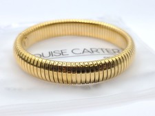 Louise Carter Ibiza 12mm Chunky Bangle 14k Gold PVD 