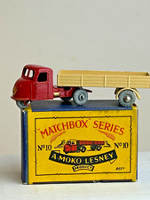 Matchbox No. 10 Scammell Mechanical Horse Truck with Original Box, Nice