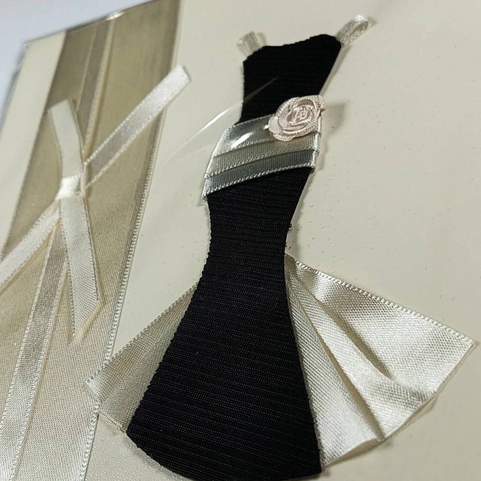 Elegant Dress Gown All Occasion Greeting Card Wedding Prom Birthday Formal - Image 3 of 4