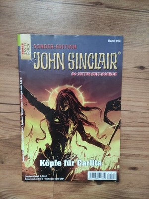 JOHN SINCLAIR , Sonder Edition Band 193 :  '' Köpfe für Carlita '' , Kult Horror