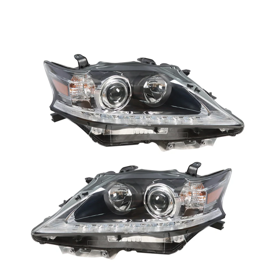 Headlamps For 2013-2015 Lexus RX350 RX450h HID/Xenon LH+RH Headlights W/LED DRL Foto 3 de 4