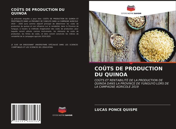 CoÛTs DE Production DU Quinoa Lucas Ponce Quispe Taschenbuch FranzöSisch 2021-image